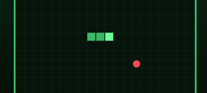 Snake game screenshot